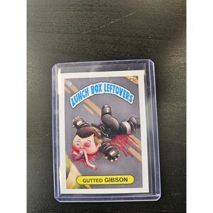 Garbage Pail Kids Lunch Box Leftovers Gutted Gibson Trading Card Topps Sticker‎
